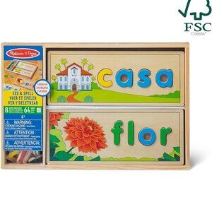 Melissa & Doug Spanish See & Spell in Spanish